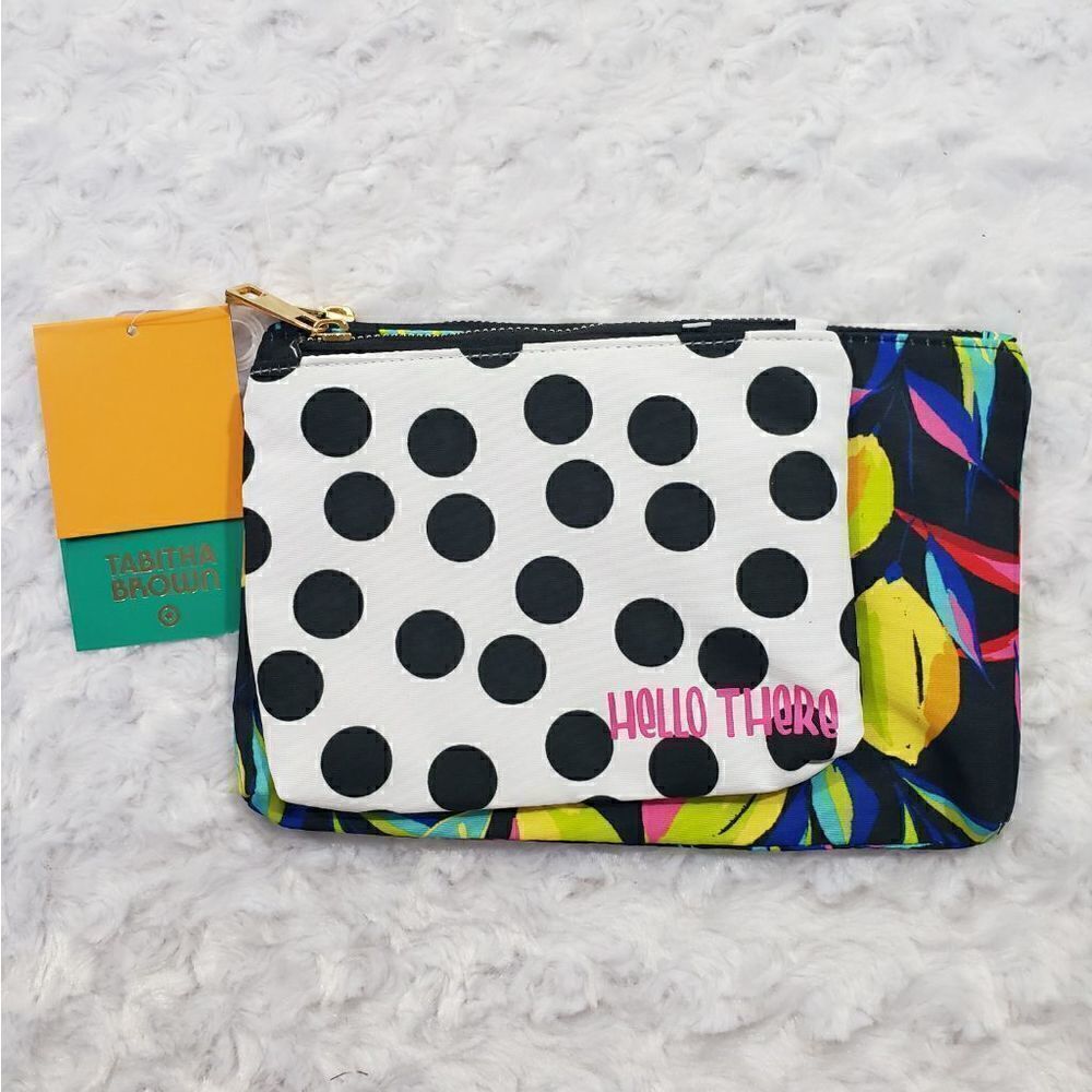Lemon and Dot Accessory bags Limited Edition Tabitha Brown x Target